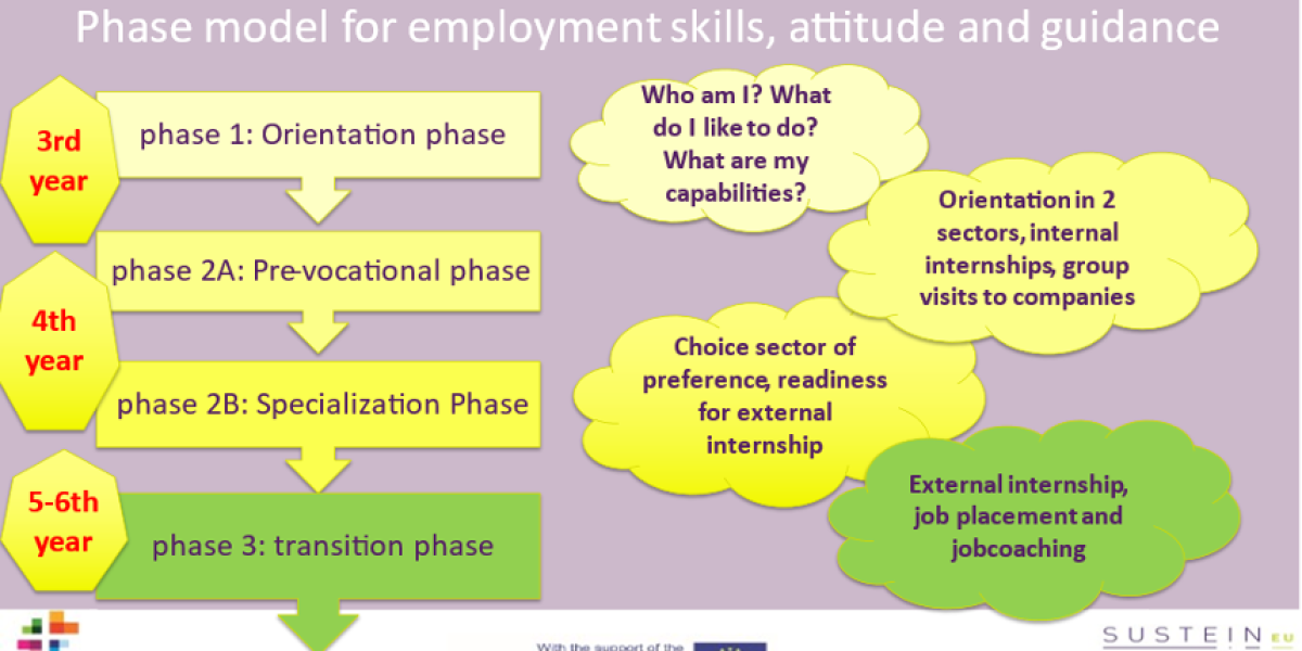 Use of Cozima portfolio for internship and career orientation